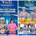 Hari Lalu Lintas ke-70, Kakorlantas & Dirlantas Sumbar Ajak Budaya Tertib