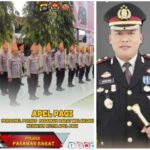 Kapolres AKBP Agung Tribawanto Pimpin Apel Pagi Bernuansa Adat di Polres Pasaman Barat