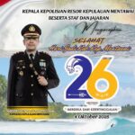 Hari Jadi Mentawai ke-26, Polres Tegaskan Komitmen Kawal Keamanan dan Pembangunan