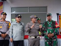 Pantau Posko Nataru, Bupati Eka Putra Himbau Masyarakat Sambut Tahun Baru Dengan Kesederhanaan