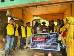 Membawa Misi Kemanusiaan, IKTD Rokan Hulu Berikan Bantuan Terhadap Korban Terdampak Bencana Banjir Bandang dan Tanah Longsor