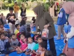 Hadirkan Trauma Healing, Anak Korban Bencana Kembali Ceria