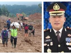 Kepedulian Kapolres Agung Tribawanto Mengalir hingga Lokasi Longsor di Tigo Nagari