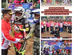 Grasstrack Motocross Kapolres Pasbar: AKBP Agung Tribawanto Dorong Solidaritas Sosial