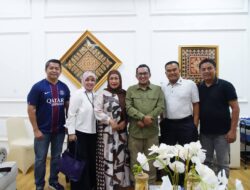 Bertemu Marsekal Muda TNI Novla Mirsyah, Bupati Eka Putra : Ini Wujud Nyata Komitmen Bersama Membangun Daerah