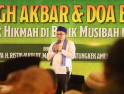 Hadir Pada Tabligh Akbar dan Doa Bersama IKAPABASKO, Bupati Eka Putra Paparkan Proges Penanganan Galodo Pasca Bencana