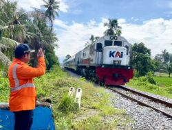 Lebaran di Depan Mata, KAI Divre II Sumbar Pastikan Jalur Kuraitaji–Cimparuh Siap Operasi