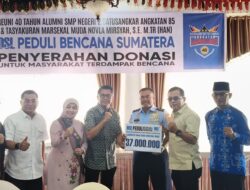 Reuni Alumni SMP Negeri 2 Batusangkar Angkatan 85, DSL Travel Serahkan Donasi Untuk Masyarakat Malalo