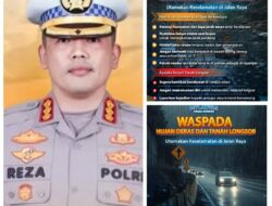 Kombes Pol. H.M. Reza Chairul Akbar Sidiq Imbau Pengendara Sumbar Waspada Hujan Deras dan Longsor
