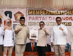 HUT Gerindra Ke-18, Bupati Eka Putra: Gerindra Menunjukkan Konsistensi dan Komitmennya Dalam Memperjuangkan Aspirasi Rakyat