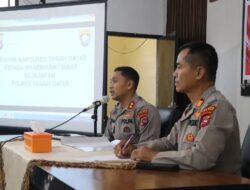 Polres Tanah Datar Gelar Anev Pelaksanaan Tugas Bhabinkamtibmas
