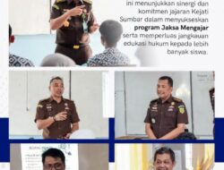 Menginspirasi dari Kelas, Kajati Sumbar Muhibuddin Buka Cakrawala Hukum Pelajar