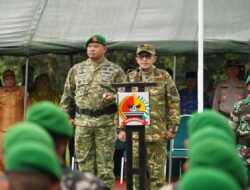 Sambut Prajurit Yonif TP 951/Pandeka Marapi, Bupati Eka Putra: TNI Garda Terdepan Dalam Menjaga Kedaulatan NKRI