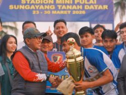 Bupati Eka Putra Tutup Jordus Cup XXII, MMP FC Singkarak Juara