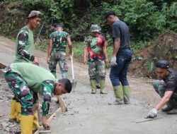 Jelang Penutupan TMMD Ke-127, Pembukaan Jalan Baru di Pagaruyung Rampung 100 Persen