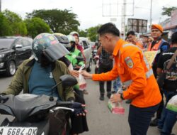 Tekan Risiko Kecelakaan ; KAI Divre II Sumbar Kolaborasi dengan Komunitas, Sosialisasikan Keselamatan di Perlintasan Sebidang