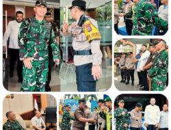 Dandim 0312/Padang, Kolonel Inf. Ferry Adianto, S.I.P., M.H.I Tinjau Pos Lebaran Bersama Forkopimda