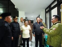 Pastikan Semuanya Dalam Kondisi Baik, Bupati Eka Putra Kunjungi Asrama Peserta Retreat