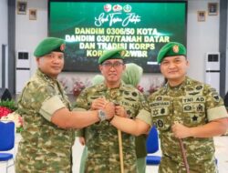 Danrem 032/Wbr Pimpin Sertijab Dandim 0307/Tanah Datar, Tekankan Profesionalisme dan Pengabdian Terbaik