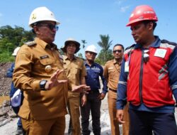 Tinjau Progres Pembangunan Sabodam, Bupati Eka Putra Harapkan Pembangunan Selesai Tepat Waktu
