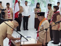 Audy Joinaldy Lantik Pengurus Kwarcab Pramuka Tanah Datar