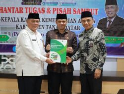 Pisah Sambut Kepala Kantor Kemenag Tanah Datar, Perkuat Sinergi Wujudkan Pelayanan Keagamaan Berkualitas