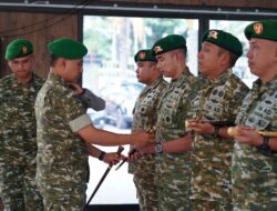 Brigjen TNI Aji Mimbarno Tegaskan Integritas dan Loyalitas Saat Sertijab Danyonif 131/Braja Sakti