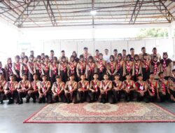 60 Anggota Kontingen Kwarcab 0304 Gerakan Pramuka Tanah Datar Ikuti Jamnas XII Ke Cibubur