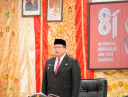 Dengarkan Pidato Presiden RI, Wabup Hadiri Rapat Paripurna DPRD Tanah Datar