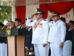 Bupati Eka Putra Bertindak Sebagai Inspektur, Upacara HUT RI Ke 81 Berjalan Sukses dan Lancar