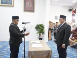 Wabup Lantik 3 PNS Pejabat Manajerial dan Serahkan SK Penugasan Kepsek