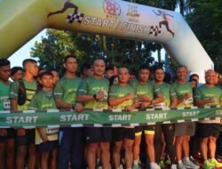 SATU LANGKAH BERSAMA RAKYAT, PANGDAM XX/TIB LEPAS DAN IKUTI FUN RUN HUT KE-81 TNI