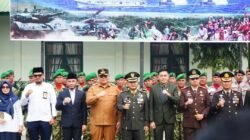 Wabup Ahmad Fadly Hadiri Upacara HUT ke-81 TNI di Makodim 0307 Tanah Datar