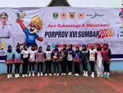 Sejumlah Atlet Voli Kabupaten/Kota Porprov Sumbar Mulai Matangkan Persiapan